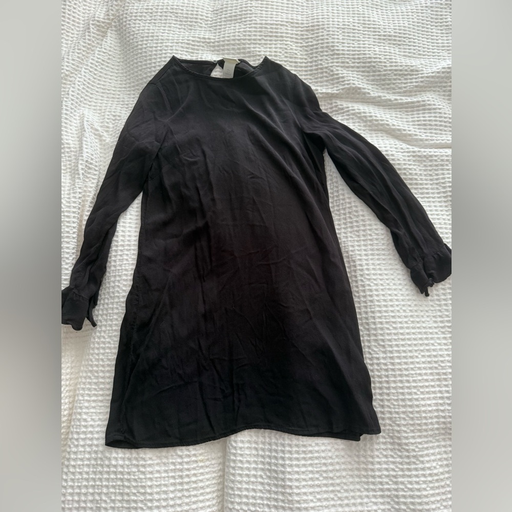 H&M Classic Black Long Sleeve Dress